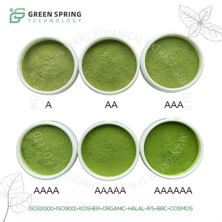 polvo de matcha