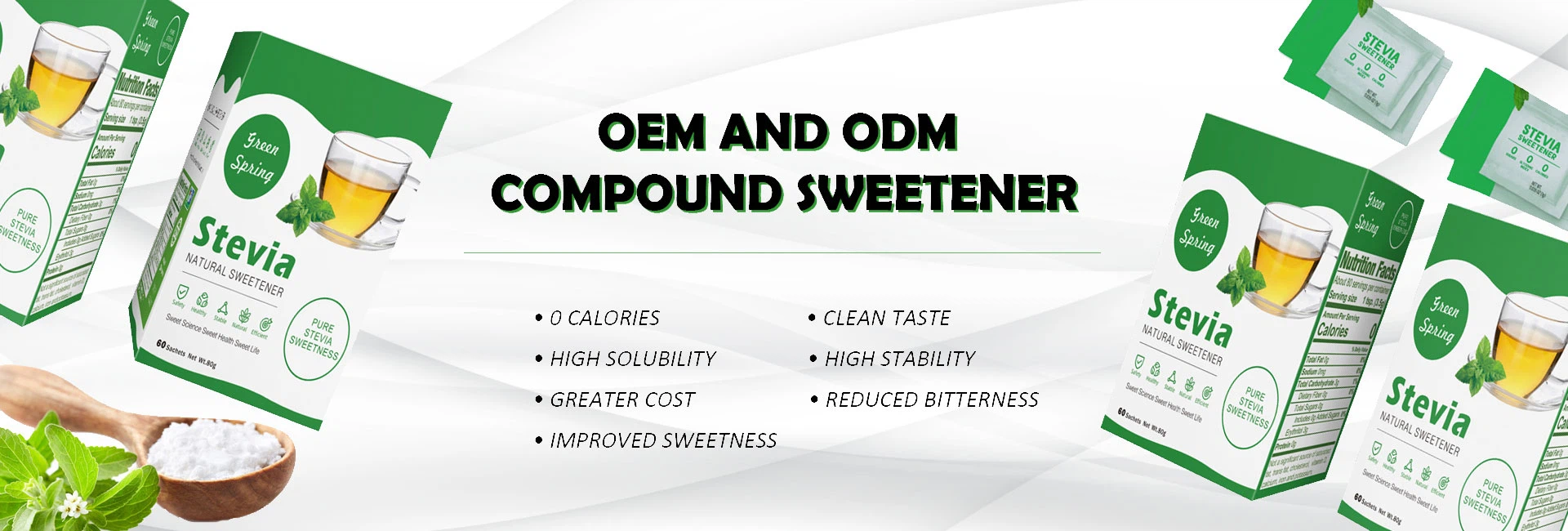 OEM and ODM compound sweetener